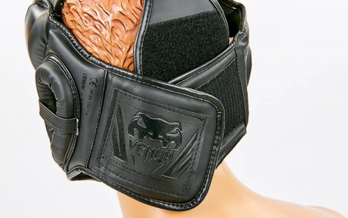 Шлем боксерский (для бокса) с полной защитой кожа PU VENUM (BO-7041) фото 6