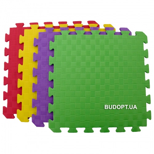 Детский игровой коврик-пазл (мат татами, ласточкин хвост) OSPORT 50cм х 50cм толщина 10мм (FI-0009) фото 6