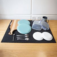 Коврик для сушки посуды (коврик для кухни подкладка под мокрую посуду) 80х60 см OSPORT (R-00056)