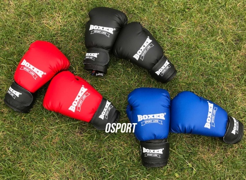 Перчатки боксерские для бокса из кожвинила Boxer 12 унций (bx-0034) фото 18