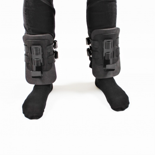 Гравитационные ботинки (инверсионные крюки для турника) тренажер спины и пресса OSPORT Lite Black (OF-0009) фото 3