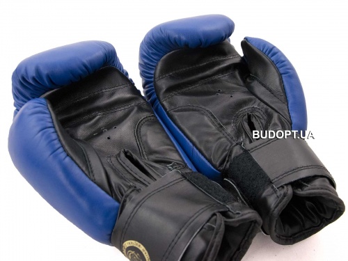 Боксерские перчатки кожаные с печатью ФБУ Boxer Profi 12 унций (bx-0041) фото 2