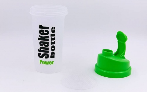 Бутылка (бутылочка) шейкер спортивная для воды пластмассовая 700мл Zel (FI-5055) фото 6