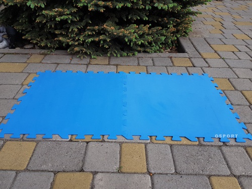Детский игровой коврик-пазл (мат татами, ласточкин хвост) OSPORT 50х50см толщина 4мм (58220) фото 3