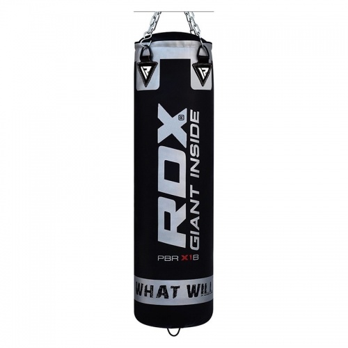 Боксерский мешок RDX Leather Black 1.4 м, 45-55 кг фото 5