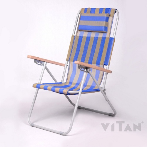 Кресло-шезлонг для отдыха и туризма 96х58.5х102см Vitan Ясень (VT2110015) фото 5