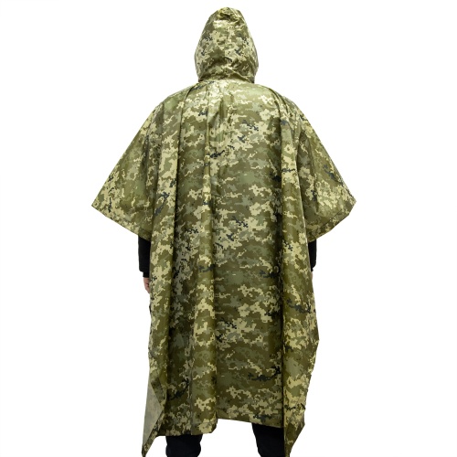 Дождевик плащ-палатка (тактический дождевик куртка) с капюшоном + чехол OSPORT (ty-0031) фото 2