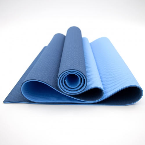Коврик для йоги и фитнеса + чехол (мат, каремат спортивный) OSPORT Yoga ECO Pro 6мм (n-0007) фото 7