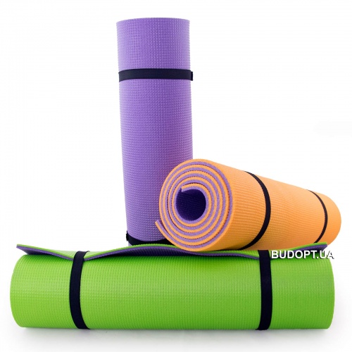 Коврик для йоги, фитнеса и спорта (каремат спортивный) OSPORT Спорт 10мм (FI-0083-1) фото 5