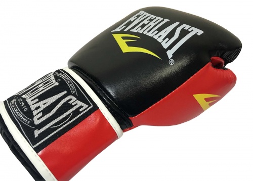 Боксерские перчатки на липучке кожа PU Everlast 10-12 OZ (MS 1951) фото 3