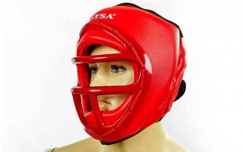 Шлем для единоборств (с маской) PVC MATSA ME-0133 фото 6