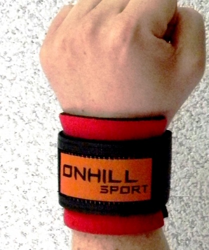 Напульсник на руку неопреновый, спортивный (фиксатор для запястья, кисти) Onhillsport Soft (OS-0374) фото 2