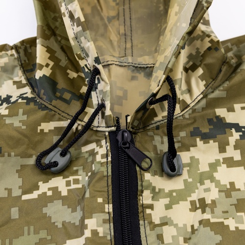 Дождевик плащ-палатка (тактический дождевик куртка) с капюшоном + чехол OSPORT (ty-0031) фото 7