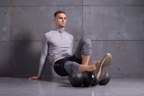 Валик (ролик, роллер) массажный для йоги, фитнеса (спины и ног) OSPORT (MS 3651) фото 3