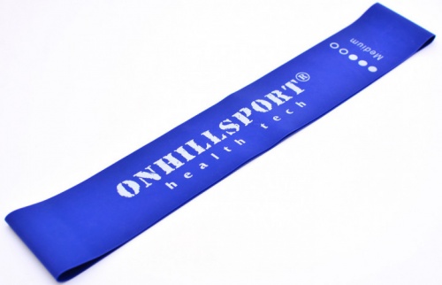Резинка для фитнеса и спорта (лента эспандер) эластичная набор 5шт. Onhillsport Mini Bands (ES-1001) фото 8