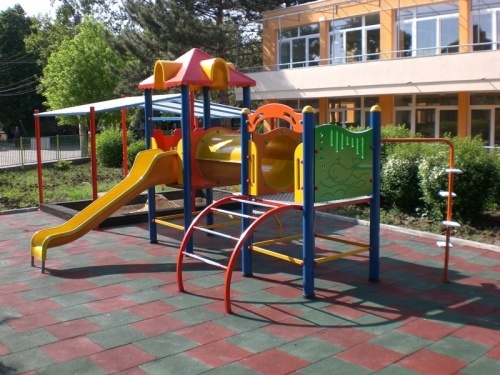 Резиновое спортивное (напольное) покрытие для детских площадок, спортзала 25мм OSPORT (П25) фото 8