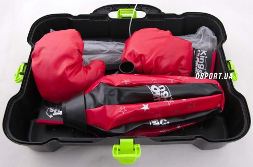 Детский боксерский набор на стойке в чемодане Kings Sport (M 2918) фото 4
