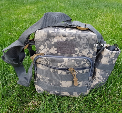 Сумка рюкзак тактическая военная (туристическая) через плече однолямочная OSPORT Pixel (N02181) фото 4