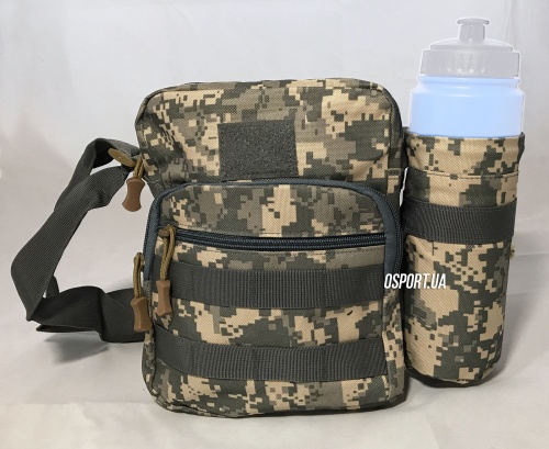 Сумка рюкзак тактическая военная (туристическая) через плече однолямочная OSPORT Pixel (N02181) фото 9