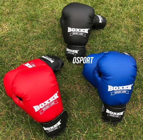 Перчатки боксерские для бокса из кожвинила Boxer 12 унций (bx-0034) фото 19