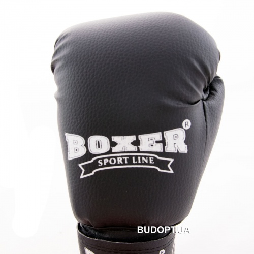 Детские боксерские перчатки для бокса из кожвинила Boxer 6 унций (bx-0021) фото 16