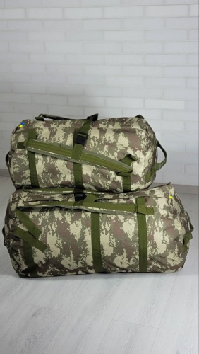 Баул сумка, военный рюкзак, армейский (сумка для рыбалки, охоты, туризма) OSPORT большая 110 литров (ty-0024) фото 5