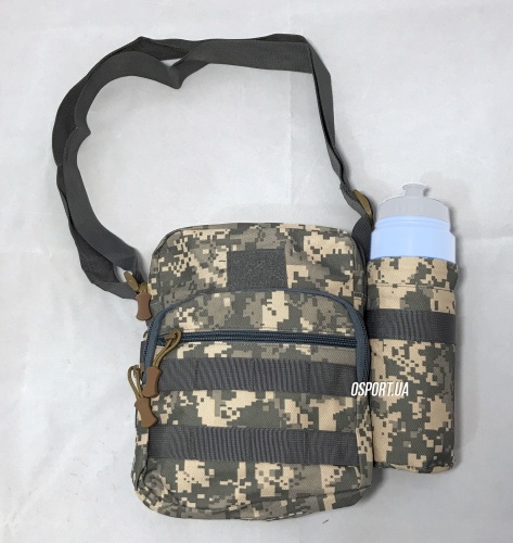 Сумка рюкзак тактическая военная (туристическая) через плече однолямочная OSPORT Pixel (N02181) фото 5