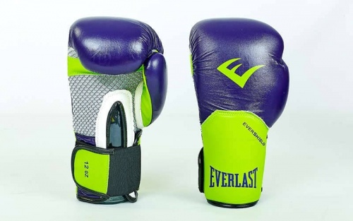 Перчатки боксерские кожаные Everlast PRO STYLE ELITE 12 oz. (BO-5228-BK(12)) фото 8