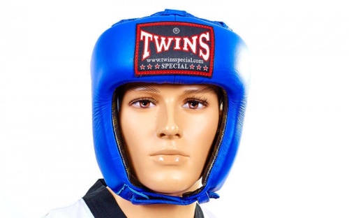Шлем боксерский (открытый) кожа TWINS HGL-8 фото 2