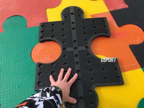 Резиновое напольное модульное покрытие для детских игровых площадок OSPORT (FI-0136-1) фото 14