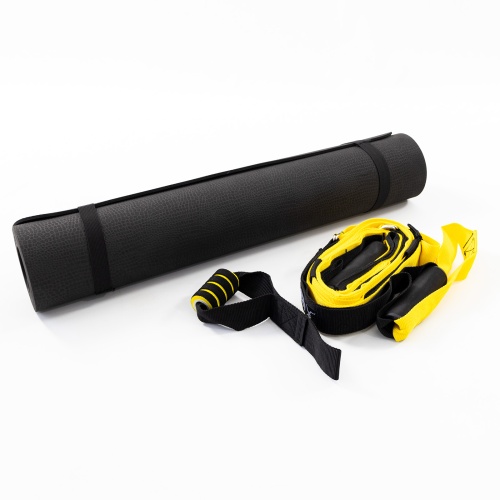 Тренировочные петли ТРХ (trx тренажер для кроссфита) + коврик для йоги и фитнеса OSPORT Set 56 (n-0086) фото 15