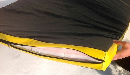 Мат гимнастический спортивный в чехле из кожвинила OSPORT 1м х 1м толщина 10см (FI-0013) фото 4