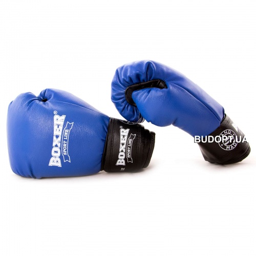 Перчатки боксерские кожаные Boxer 12 унций (bx-0027) фото 11