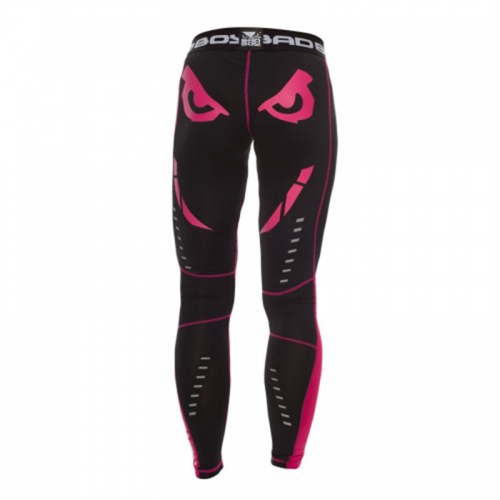 Компрессионные штаны женские Bad Boy Leggings Black/Pink фото 3