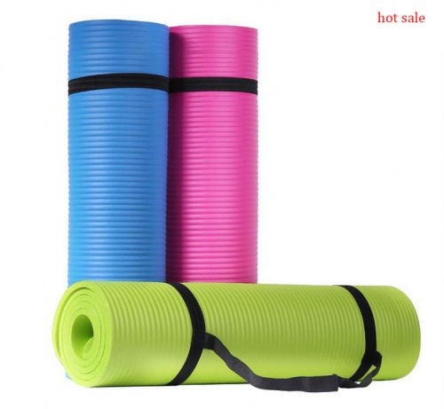 Коврик-Мат для йоги и фитнеса из вспененного каучука Hop-Sport 1 см (HS-4264) фото 19