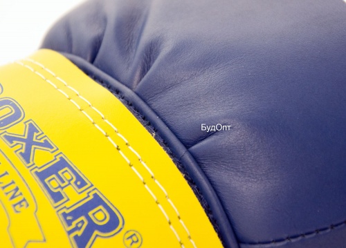 Перчатки боксерские кожаные Boxer 12 унций (bx-0027) фото 10