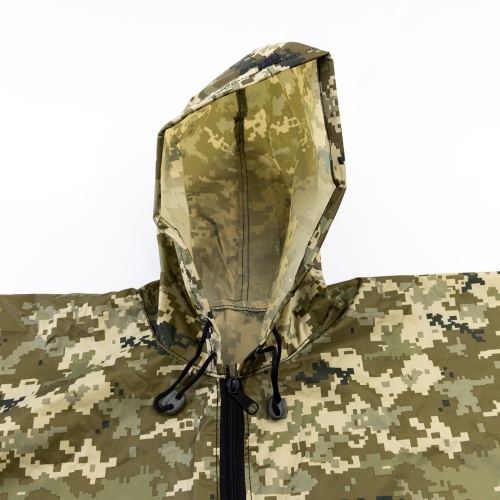 Дождевик плащ-палатка (тактический дождевик куртка) с капюшоном + чехол OSPORT (ty-0031) фото 5