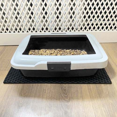 Коврик для кошачьего туалета под кошачий лоток 50х30 см OSPORT (R-00017) фото 2