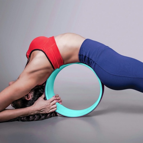 Колесо для йоги и фитнеса (йога кольцо) 32х13см OSPORT Fit Wheel Yoga (MS 1842) фото 3