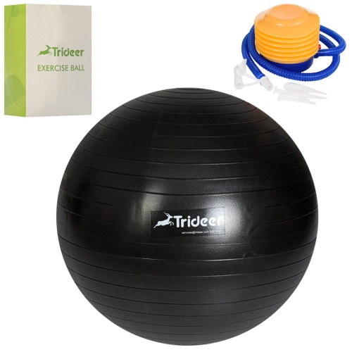 Мяч для фитнеса (фитбол) сатин с насосом Trideer 75см (MS 3218-1) фото 8