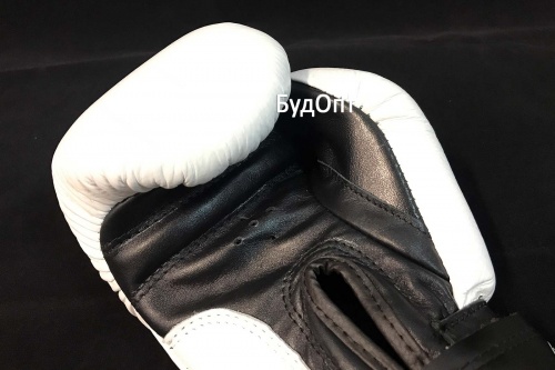 Перчатки боксерские кожаные Boxer 12 унций (bx-0027) фото 3