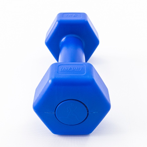 Гантель для фитнеса пластиковая цельная (неразборная) OSPORT Lite 1 кг (OF-0113) фото 19