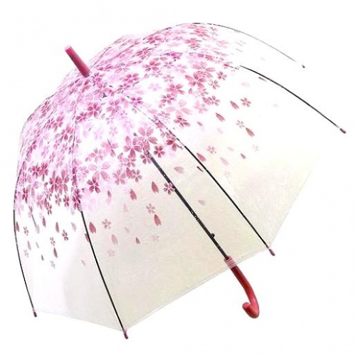 Зонт-трость глубокий (зонтик) от дождя ветрозащитный полуавтомат 60см Весна Stenson (R83141) фото 2
