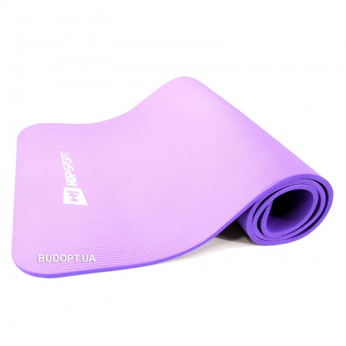 Коврик-Мат для йоги и фитнеса из вспененного каучука Hop-Sport 1 см (HS-4264) фото 5