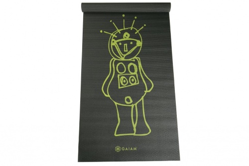 Детский коврик для йоги из ПВХ 153х60х0.3см Gaiam Robot