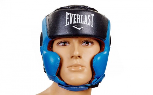 Шлем боксерский (в мексиканском стиле) кожа ELAST BO-5241 фото 7