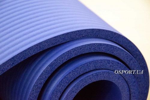 Коврик-Мат для йоги и фитнеса из вспененного каучука FitUp NBR 173х60см толщина 1см (MS 2608-2) фото 8