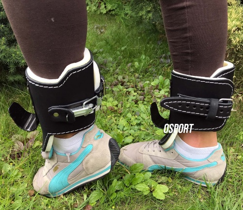 Крюки на ноги инверсионные, антигравитационные ботинки для турника Onhillsport Comfort (OS-6304) фото 3