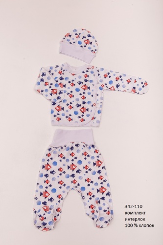 Детская пижама для девочек (мальчиков) OBABY (342-110) фото 2