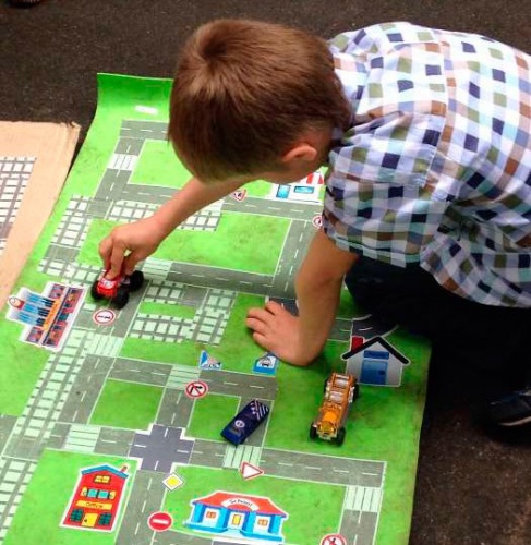Детский развивающий игровой коврик OSPORT Автодорога (FI-0053) фото 6